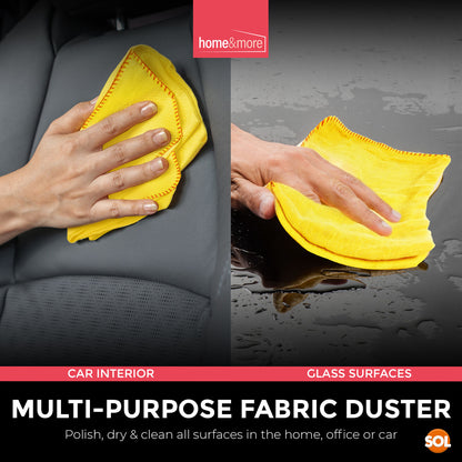 Yellow Dusters Cleaning Cloths Large Professional Quality 40x50cm Cotton Rich