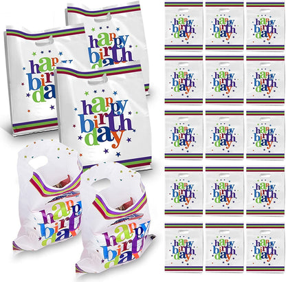 20-80 Happy Birthday Party Bags Loot Treat Favour Goody Bag Boys Girls Children