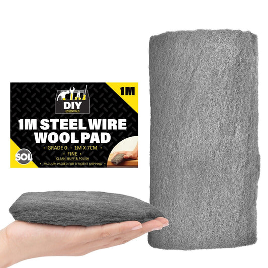 1-10M Steel Wire Wool Roll Quality Grade 0 Fine For Rats Mice Smoothing Sanding