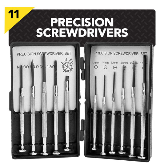 11 Mini Precision Screwdriver Set Kit Repair Tool Phone Glasses Watch Jewellers