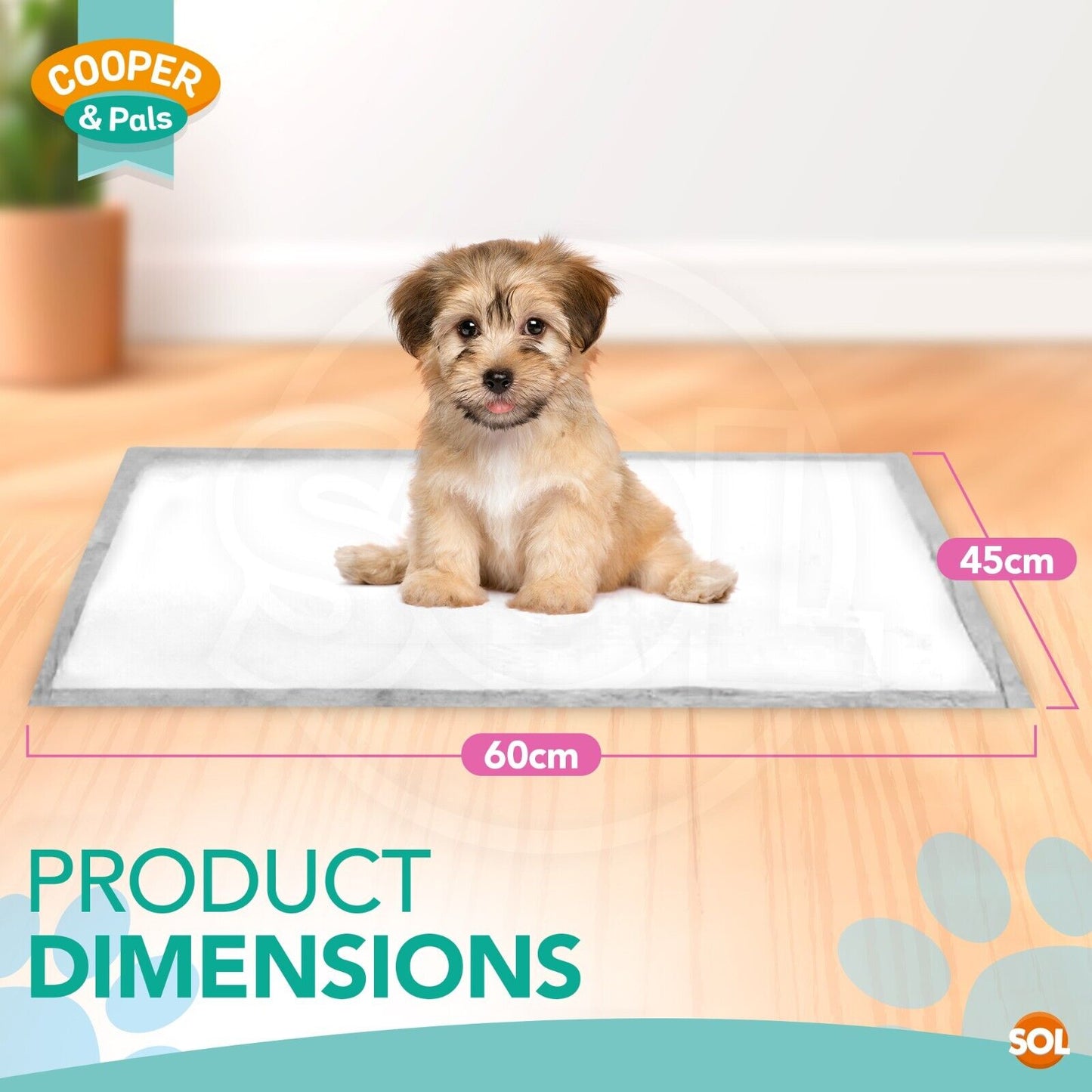 100-400 Puppy Training Pads for Dogs Large 60x45 Pet Toilet Pee Wee Trainer Mat