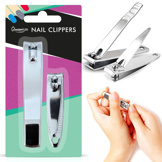 2pk Toe Nail Clippers Heavy Duty Large Big Cutters Set For Trimmer Nipper Finger